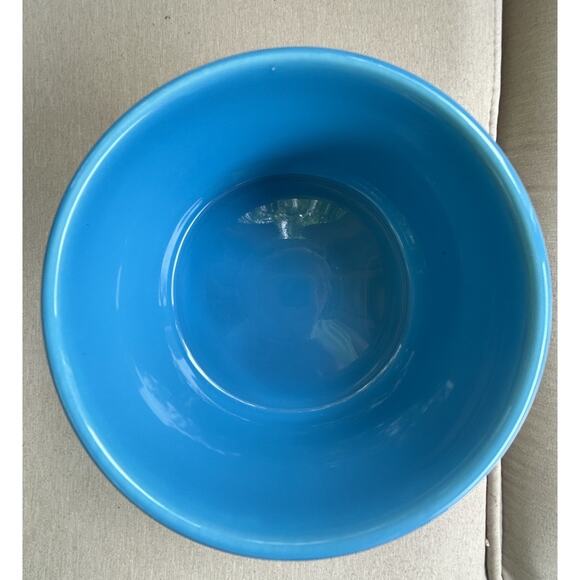 RETIRED Peacock Blue Square Ramekin Homer Laughlin - Picture 6 of 6